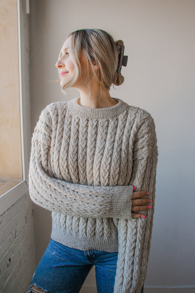 Bridgeland Pullover Knitting Pattern – Knits 'N Knots Winnipeg