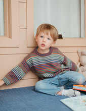 Back To School Sweater Knitting Pattern (Kids - 12 sizes)