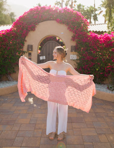 Hibiscus Floral Wrap Crochet Pattern