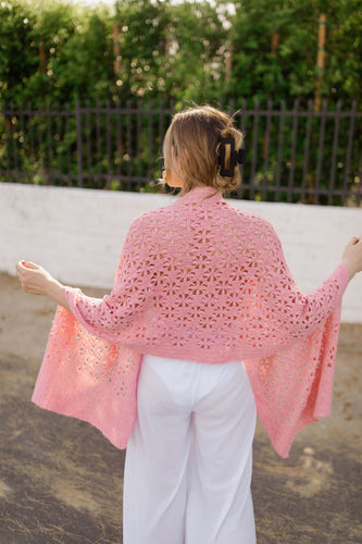 Hibiscus Floral Wrap Crochet Pattern