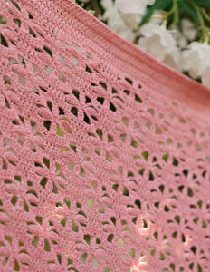 Hibiscus Floral Wrap Crochet Pattern