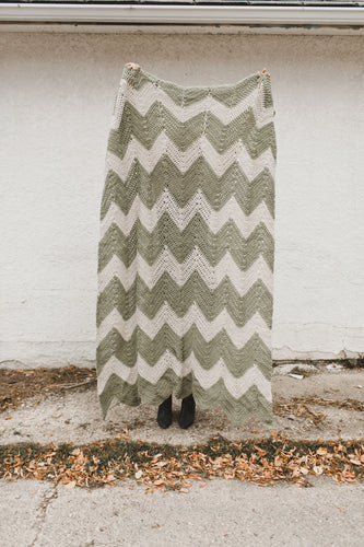 Zig Zag Chevron Afghan Crochet Pattern