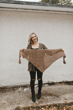 Granny Cluster Triangle Scarf (Original 2018 Pattern Design Sample)