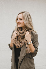 Granny Cluster Triangle Scarf (Original 2018 Pattern Design Sample)