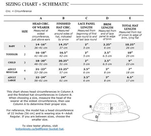 Bellflower Bucket Hat Crochet Pattern
