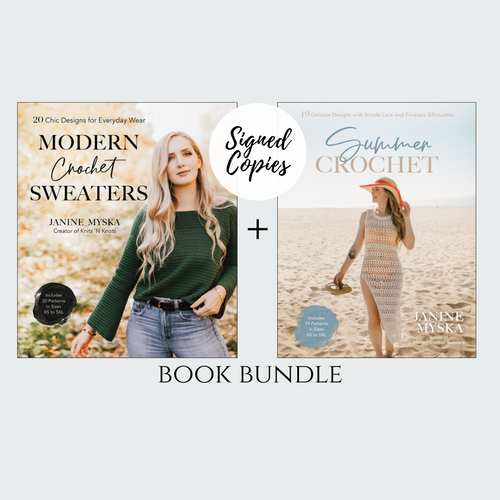 Book Bundle - Summer Crochet + Modern Crochet Sweaters (Signed Copies)