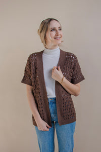 Smokey Quartz Cardigan Crochet Pattern