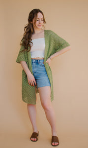 Saltwater Cardigan Crochet Pattern