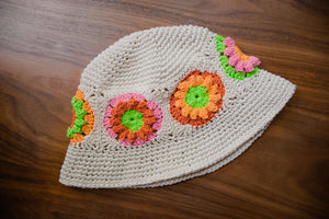 Flower Market Bucket Hat Crochet Pattern
