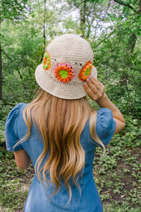 Flower Market Bucket Hat Crochet Pattern