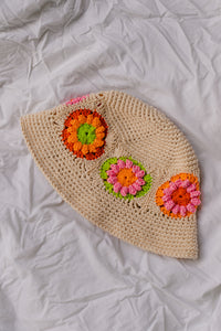 Flower Market Bucket Hat Crochet Pattern