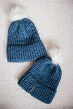 Double Brim Hat - Ocean Blue