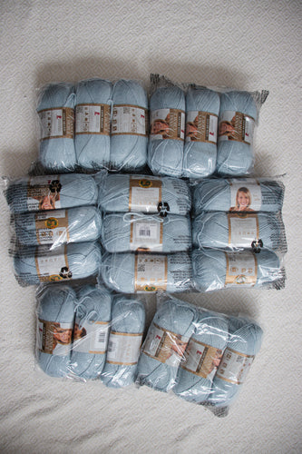 Vanna's Choice Yarn Bundle - Silver Blue (21 skeins)