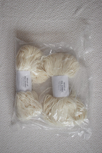 Knit Picks Wool of the Andes Worsted Weight Yarn Bundle - Bare (2 hanks)
