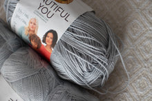 Lion Brand Beautiful You Yarn Bundle - Glacier Grey (4 skeins)