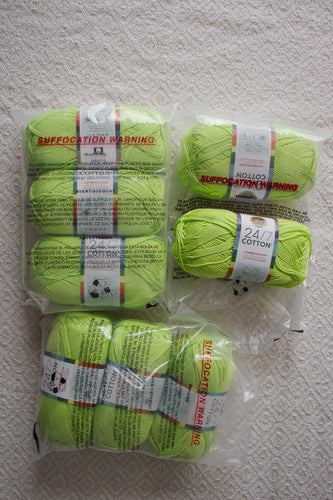 Lion Brand 24/7 Cotton Yarn Bundle - (8 skeins)