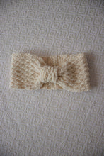 Whittier Headband in Cream (Original Pattern Design Sample)