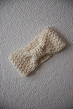 Whittier Headband in Cream (Original Pattern Design Sample)