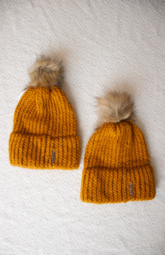 Double Brim Hat - Butterscotch