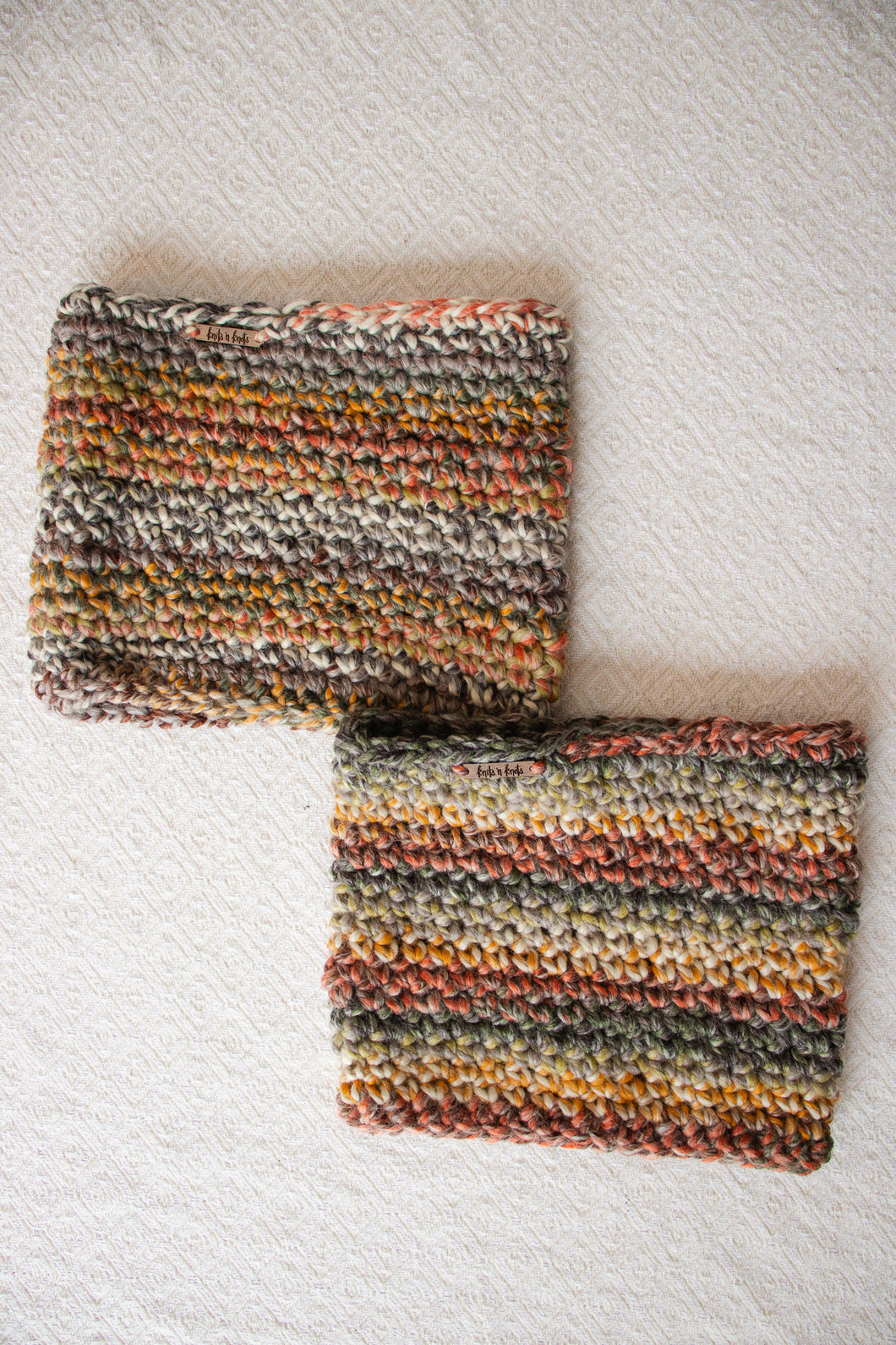 Chunky Cowl in Autumn Leaves