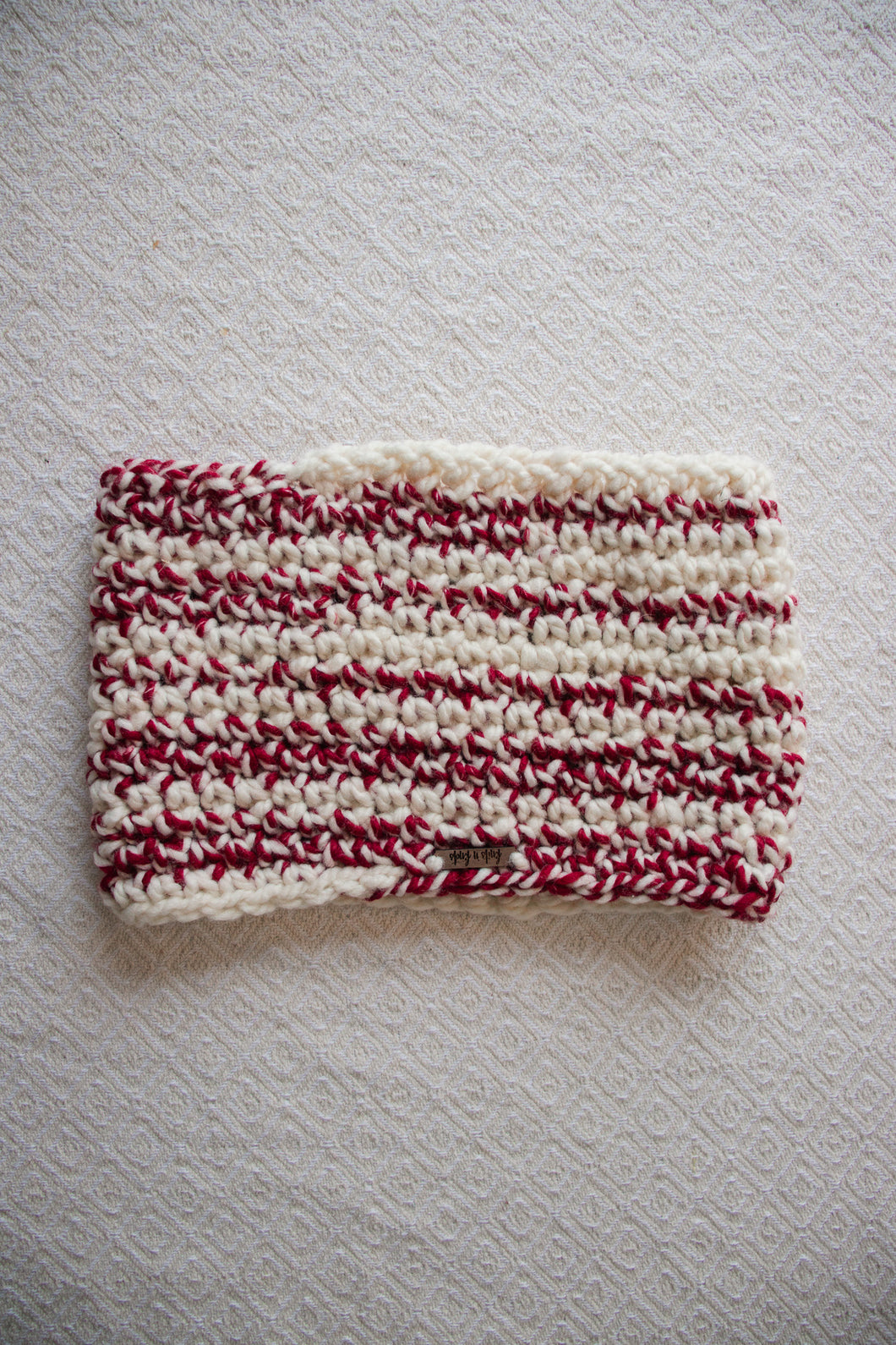 Chunky Cowl in Candy Cane