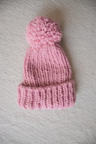 Super Chunky Hat - Blossom Pink