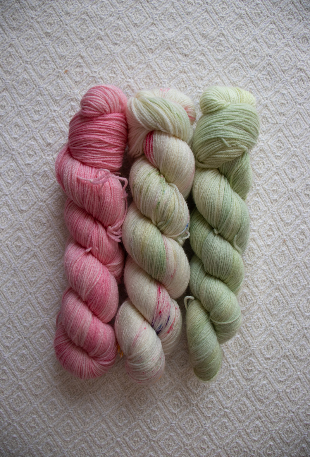 Knits 'N Knots Hand-Dyed (Fingering/Sock) Yarn Bundle - Assorted (3 Hanks)