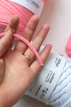 WAK The Fabric Yarn Bundle - Pink and White (3 skeins)