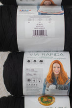 Lion Brand Fast Track Yarn Bundle - Black (5 skeins)