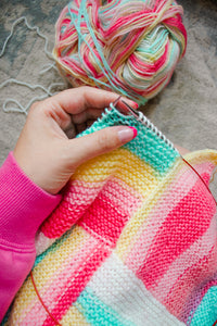 Dreamhouse Blanket Knitting Pattern