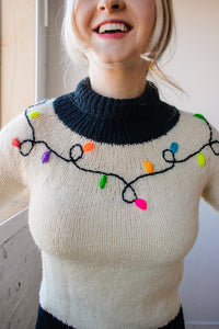 Light It Up Yoke Knitting Pattern
