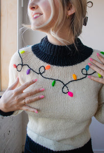 Light It Up Yoke Knitting Pattern