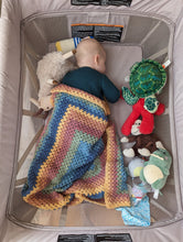 Carnival Crib Throw Crochet Pattern