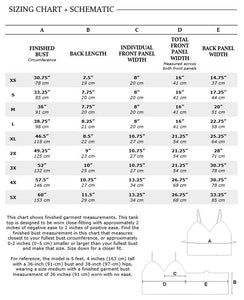 Chasing Waves Tank Crochet Pattern