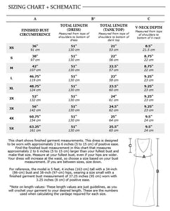 Tropical Beach Dress and Tank Crochet Pattern