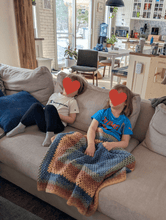 Carnival Crib Throw Crochet Pattern
