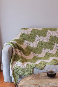 Zig Zag Chevron Afghan Crochet Pattern