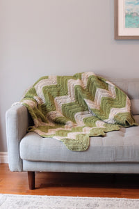 Zig Zag Chevron Afghan Crochet Pattern
