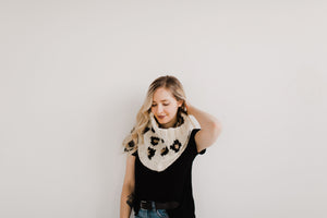 Cheetah Print Cowl Knitting Pattern