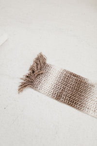 Puffed Up Fringe Scarf Crochet Pattern