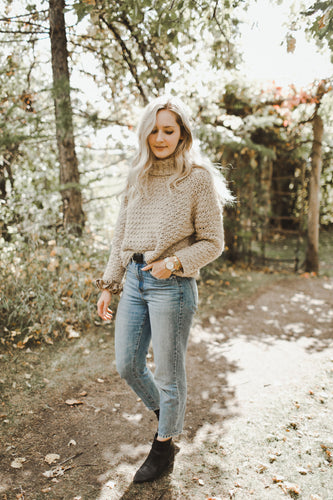 Chainette Turtleneck Crochet Pattern