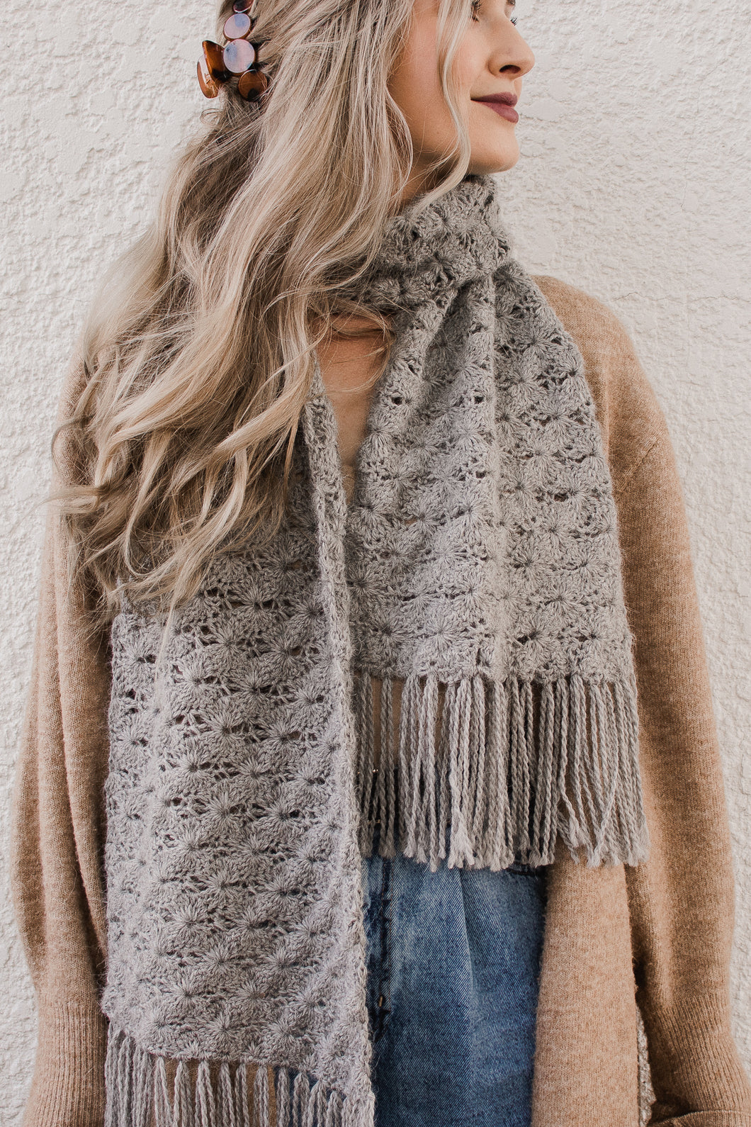 Dandelion Meadow Scarf Crochet Pattern
