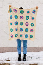 Flower Market Baby Blanket Crochet Pattern