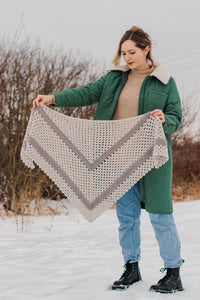 Birchmount Triangle Wrap Crochet Pattern