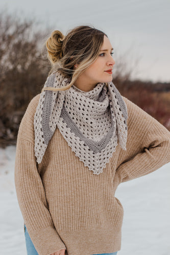 Birchmount Triangle Wrap Crochet Pattern