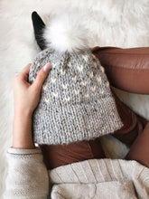 Tiny Hearts Double Brim Knitting Pattern