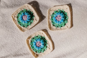Flower Market Baby Blanket Crochet Pattern
