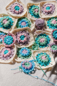 Flower Market Baby Blanket Crochet Pattern