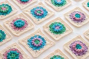 Flower Market Baby Blanket Crochet Pattern