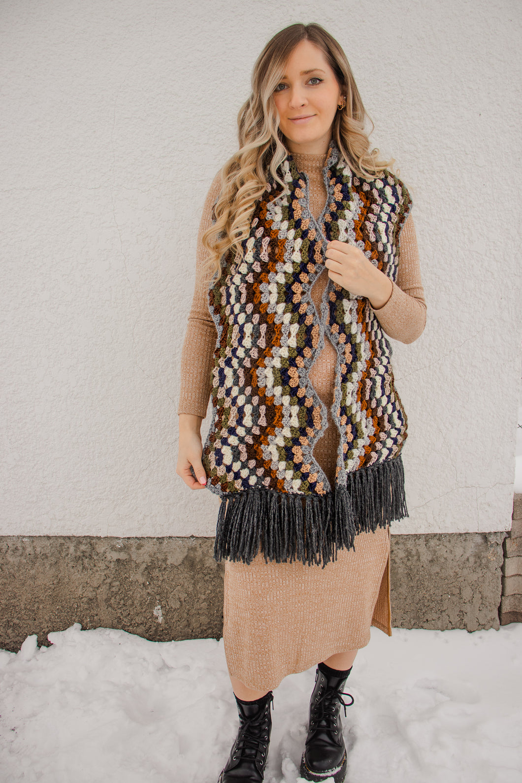 Jefferson Scrap Scarf Crochet Pattern